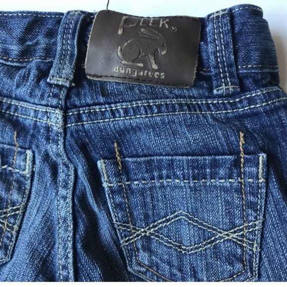 Peek Dungarees Straight Leg Jeans Size 2 - Picture 4 of 6